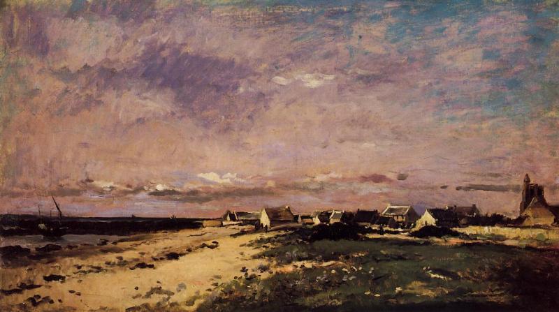 Charles-Francois Daubigny French Coastal Scene